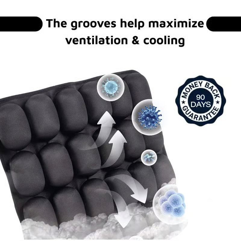 🔥LAST DAY 49% OFF - ☁TravelEase CloudComfort Cushion🎁Buy 2 Free Shipping - Black / 🎁Include Free Air Pump / ⚡Order in 3h → FREE 1st Class Upgrade