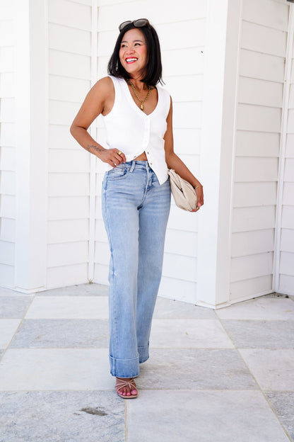 Vintage Wash Plus-Size Jeans -Stretchy, Straight Leg & Butt-Lifting Fit