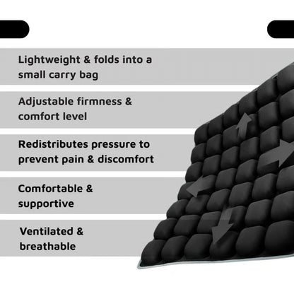 🔥LAST DAY 49% OFF - ☁TravelEase CloudComfort Cushion🎁Buy 2 Free Shipping - Black / 🎁Include Free Air Pump / ⚡Order in 3h → FREE 1st Class Upgrade
