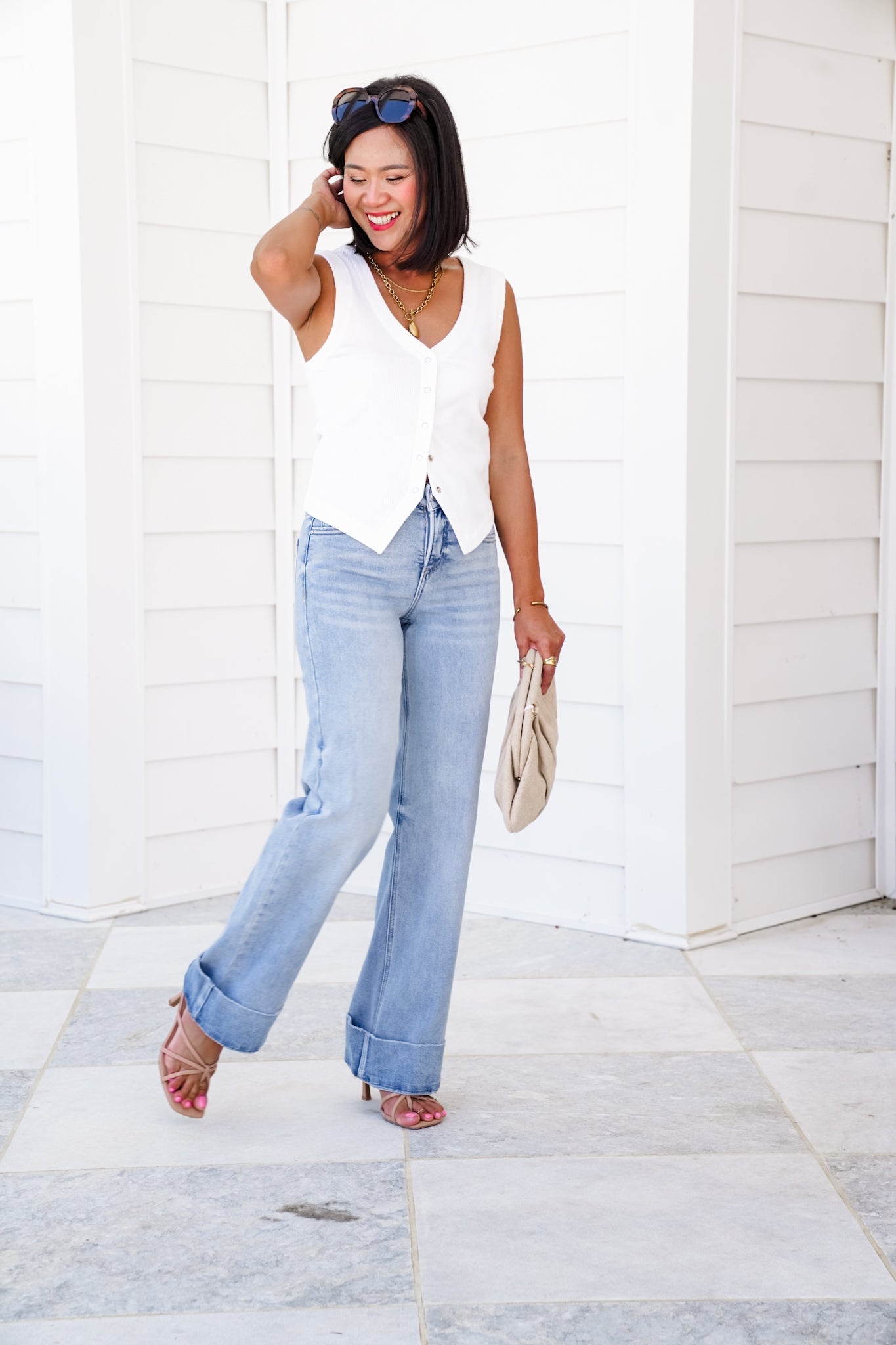Vintage Wash Plus-Size Jeans -Stretchy, Straight Leg & Butt-Lifting Fit