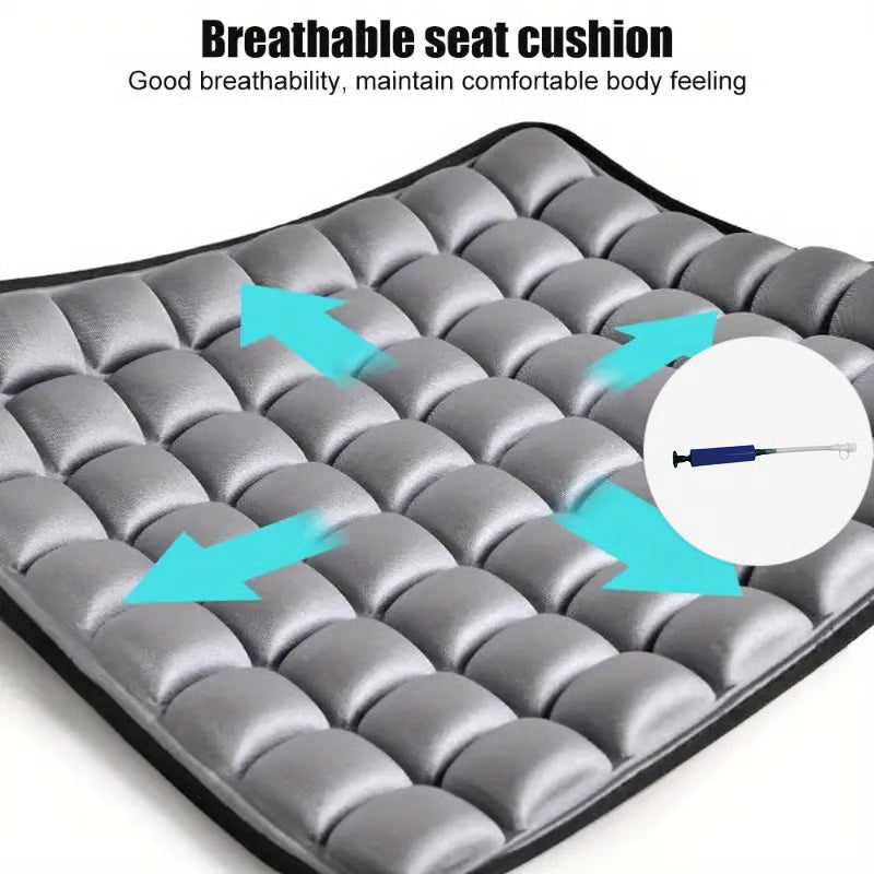 🔥LAST DAY 49% OFF - ☁TravelEase CloudComfort Cushion🎁Buy 2 Free Shipping - Black / 🎁Include Free Air Pump / ⚡Order in 3h → FREE 1st Class Upgrade