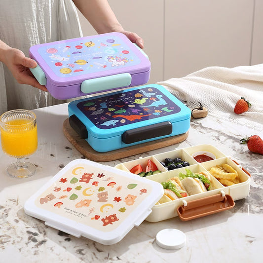 Portable Bento Lunch Box for Kids
