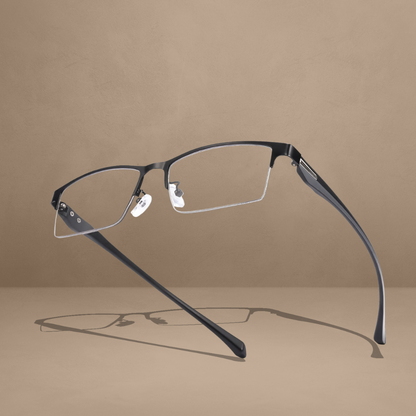 TITANIUM MULTI-FOCUS READING GLASSES PHOTOCHROMIC PROGRESSIVE DOUBLE LIGHT ANTI-BLUE LIGHT