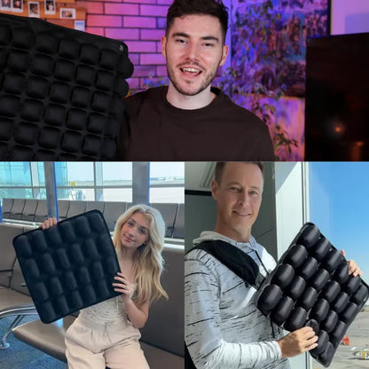 🔥LAST DAY 49% OFF - ☁TravelEase CloudComfort Cushion🎁Buy 2 Free Shipping - Black / 🎁Include Free Air Pump / ⚡Order in 3h → FREE 1st Class Upgrade