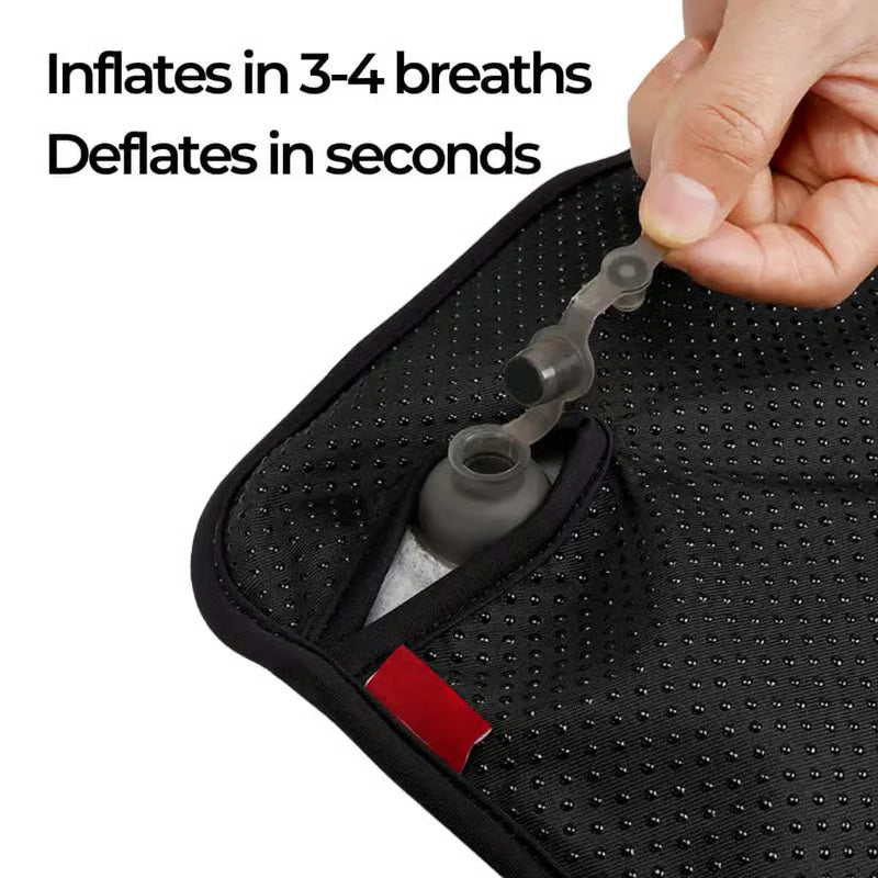 🔥LAST DAY 49% OFF - ☁TravelEase CloudComfort Cushion🎁Buy 2 Free Shipping - Black / 🎁Include Free Air Pump / ⚡Order in 3h → FREE 1st Class Upgrade