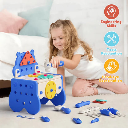 Hippo Tool Hub – The Ultimate Montessori Toy For Curious Kids